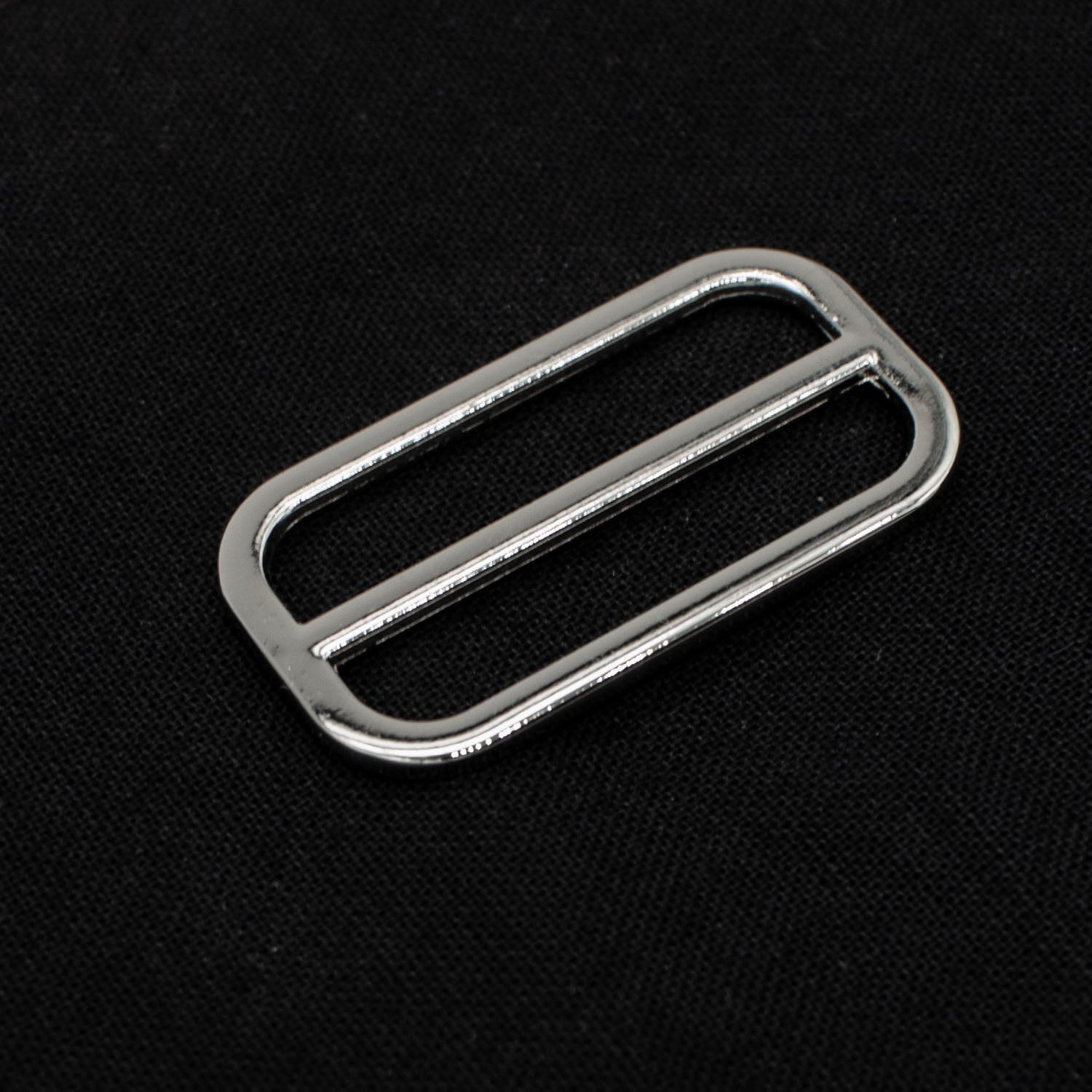 Metal Strap Bag Slider Ring Buckles Silver