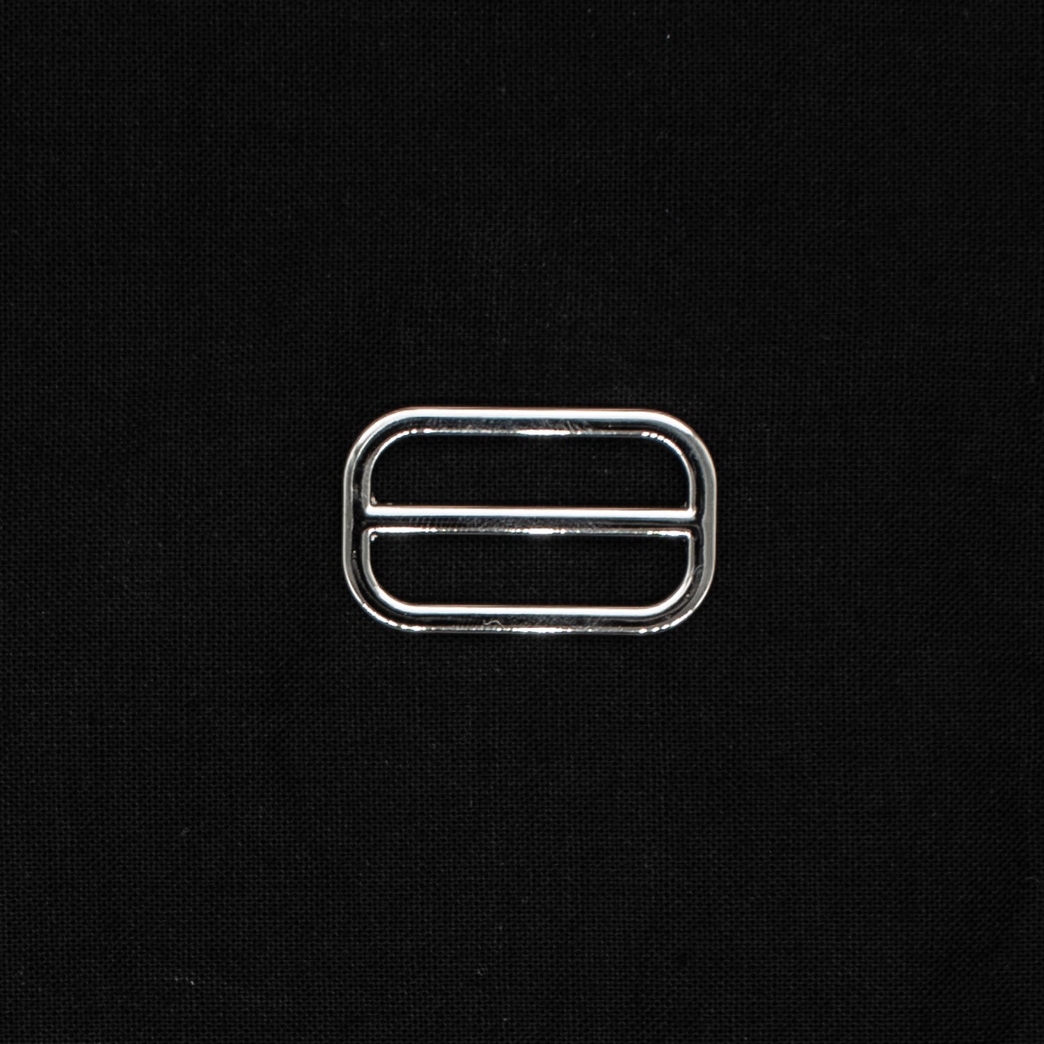 Metal Strap Bag Slider Ring Buckles Silver