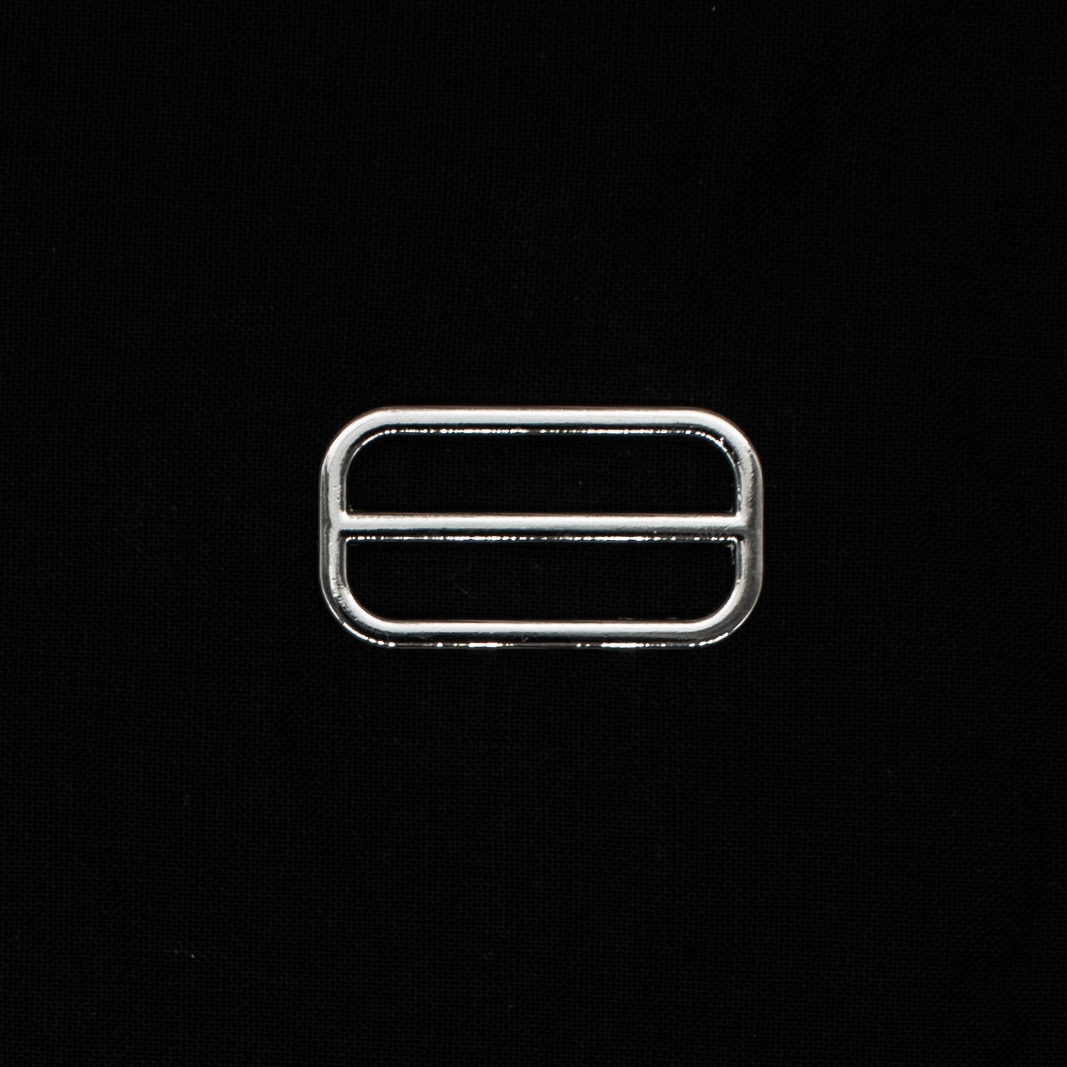 Metal Strap Bag Slider Ring Buckles Silver