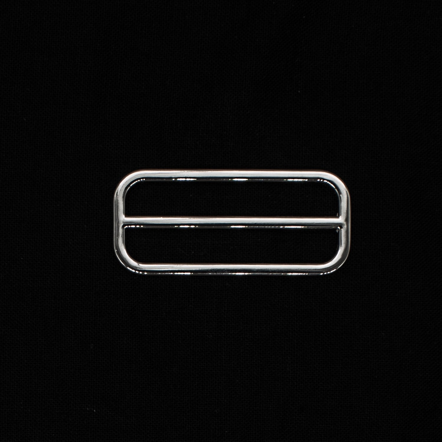 Metal Strap Bag Slider Ring Buckles Silver