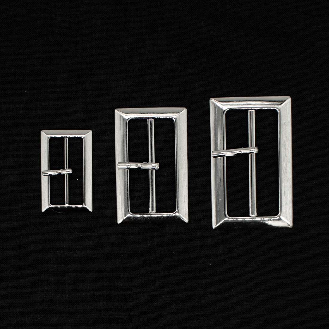 Metal Strap Belt Buckles Silver