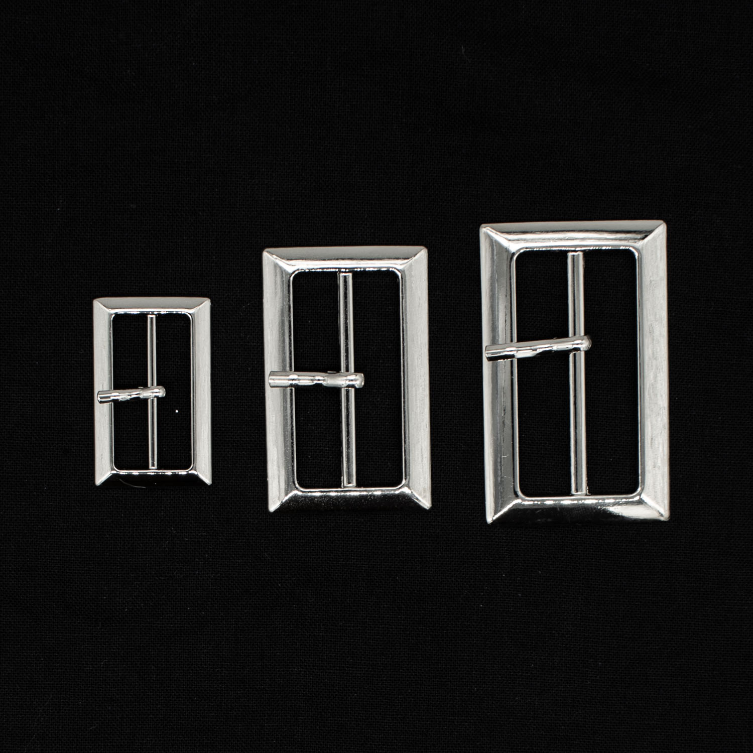 Metal Strap Belt Buckles Silver