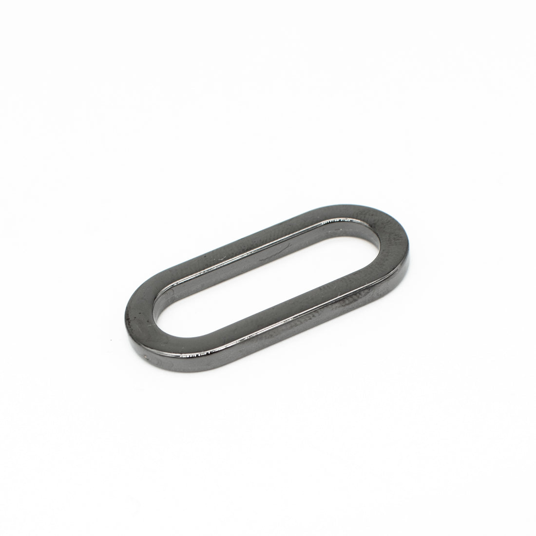 Metal Oval Ring Buckles Gun metal - Black