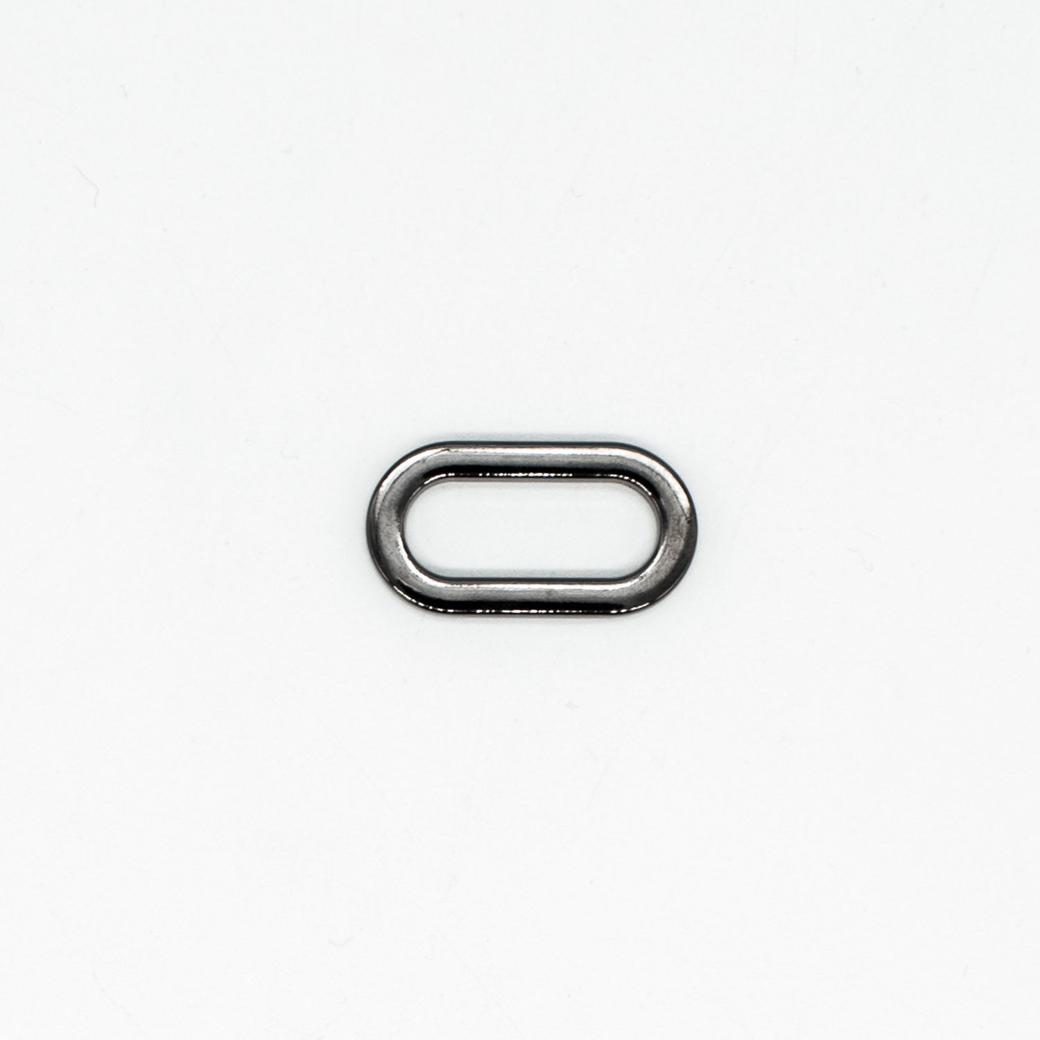 Metal Oval Ring Buckles Gun metal - Black