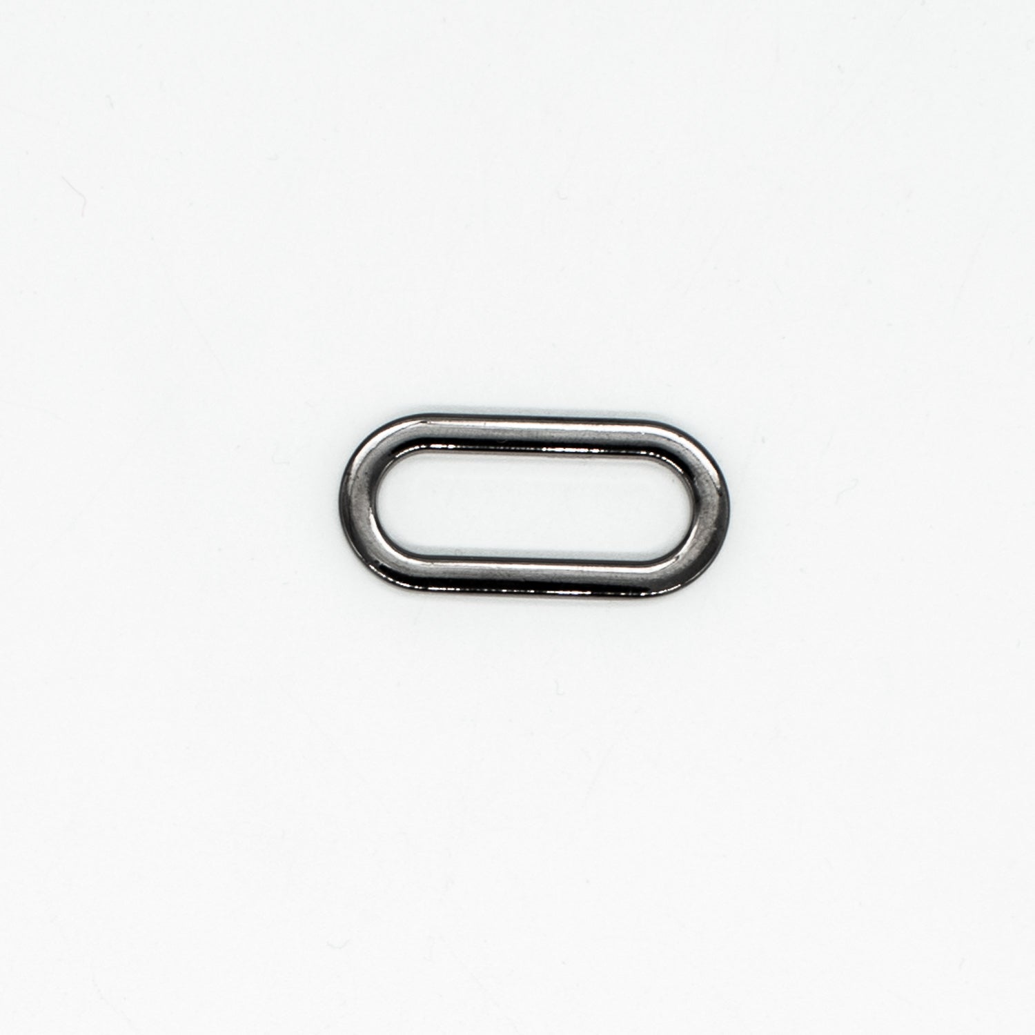 Metal Oval Ring Buckles Gun metal - Black