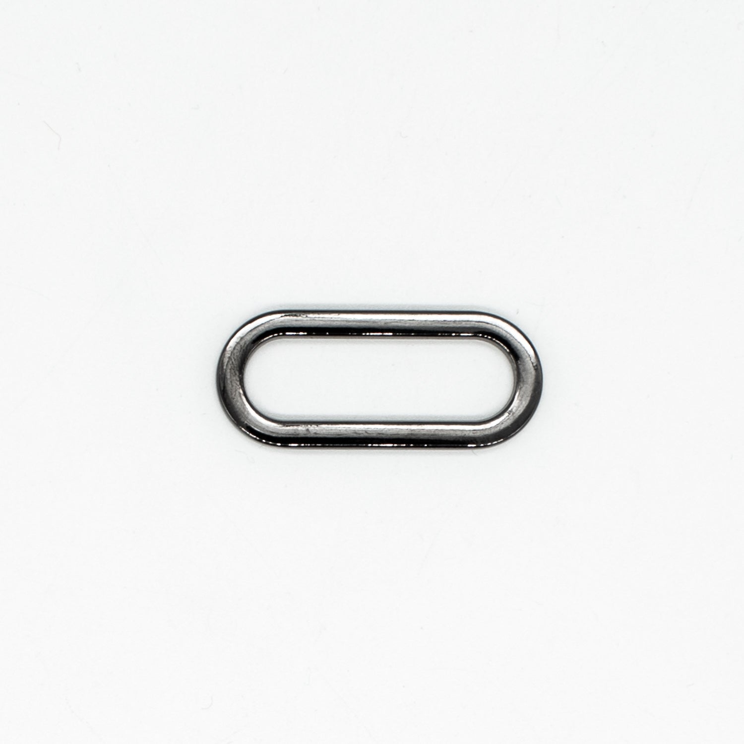 Metal Oval Ring Buckles Gun metal - Black