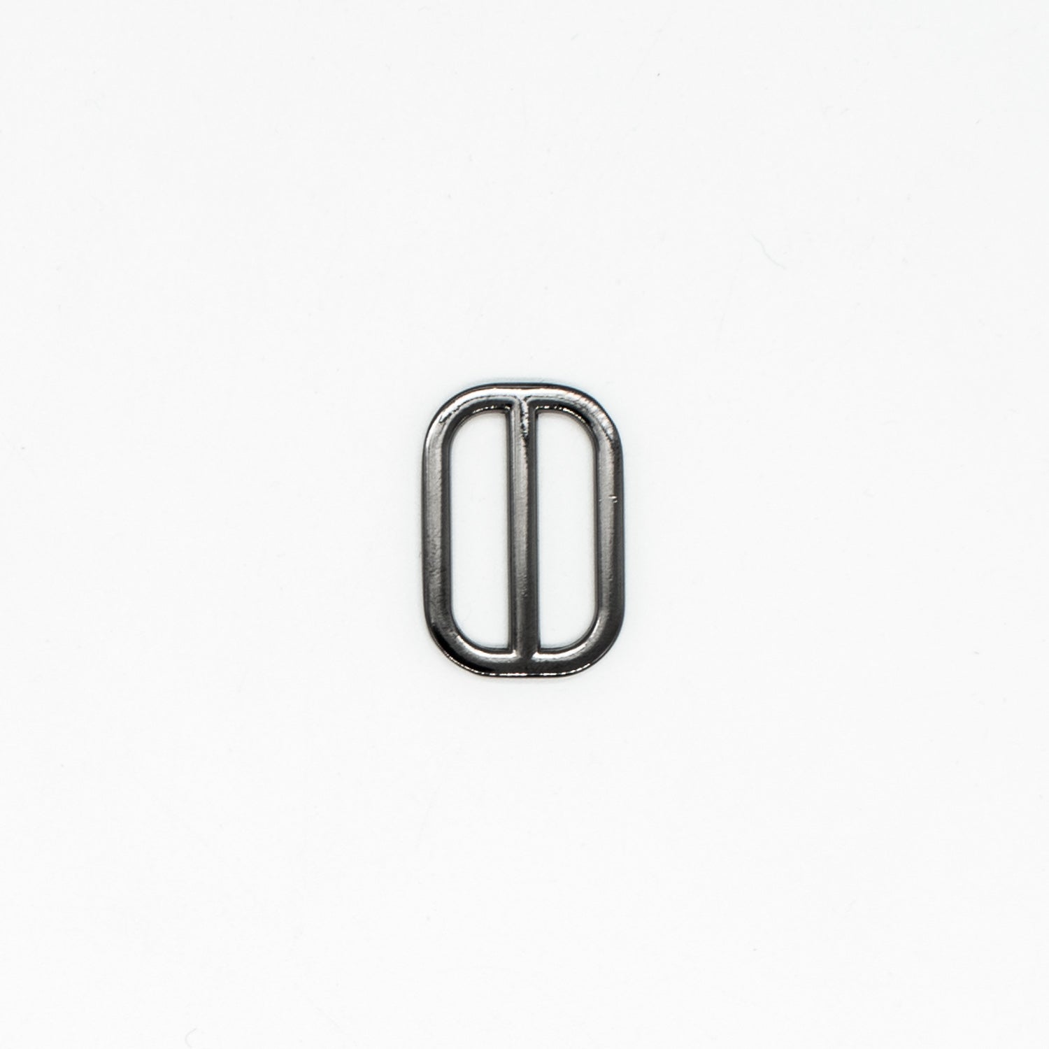 Metal Strap Bag Slider Ring Buckles Gun metal - Black