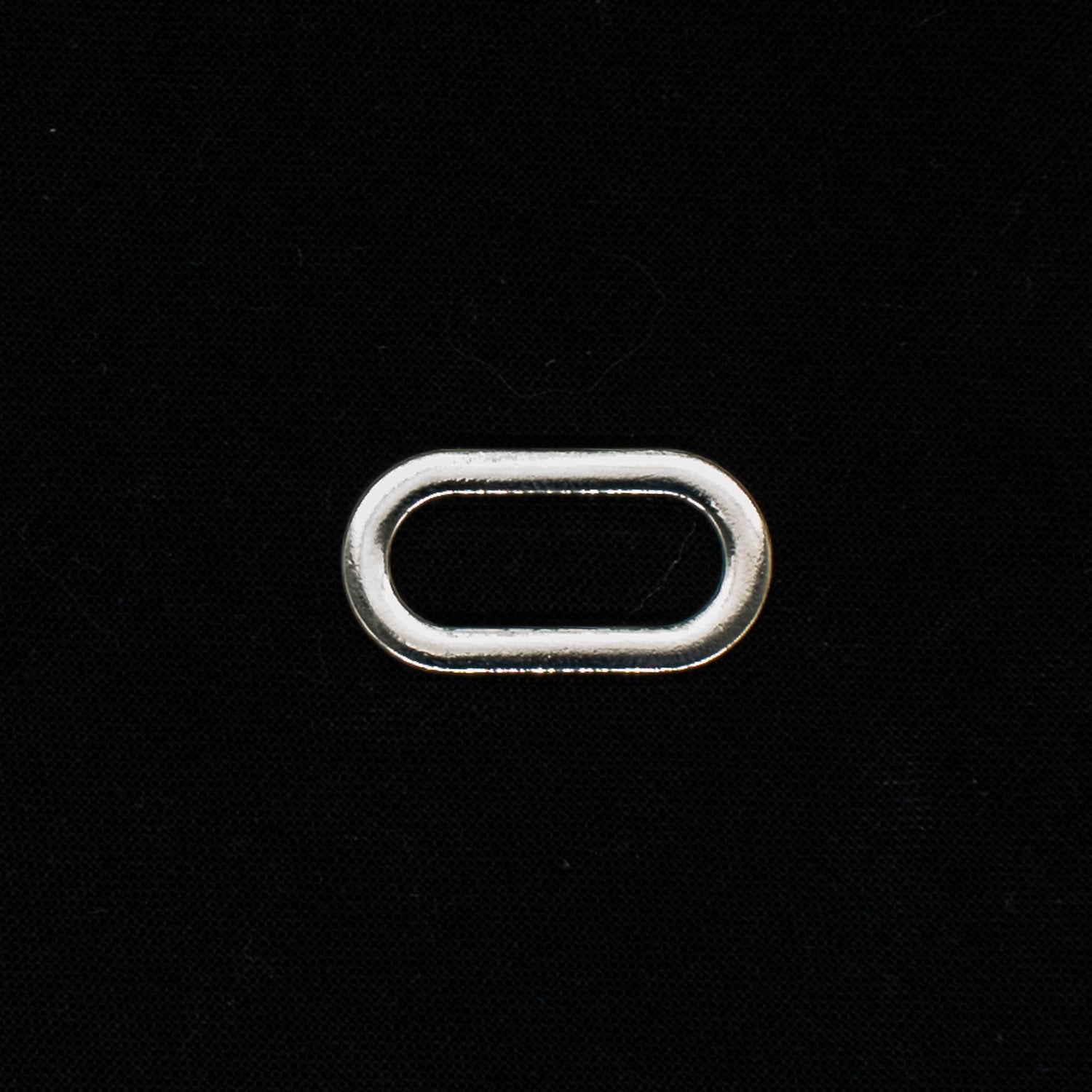Metal Oval Ring Buckles Silver