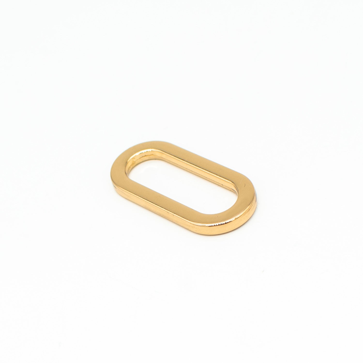 Metal Oval Ring Buckles Gold