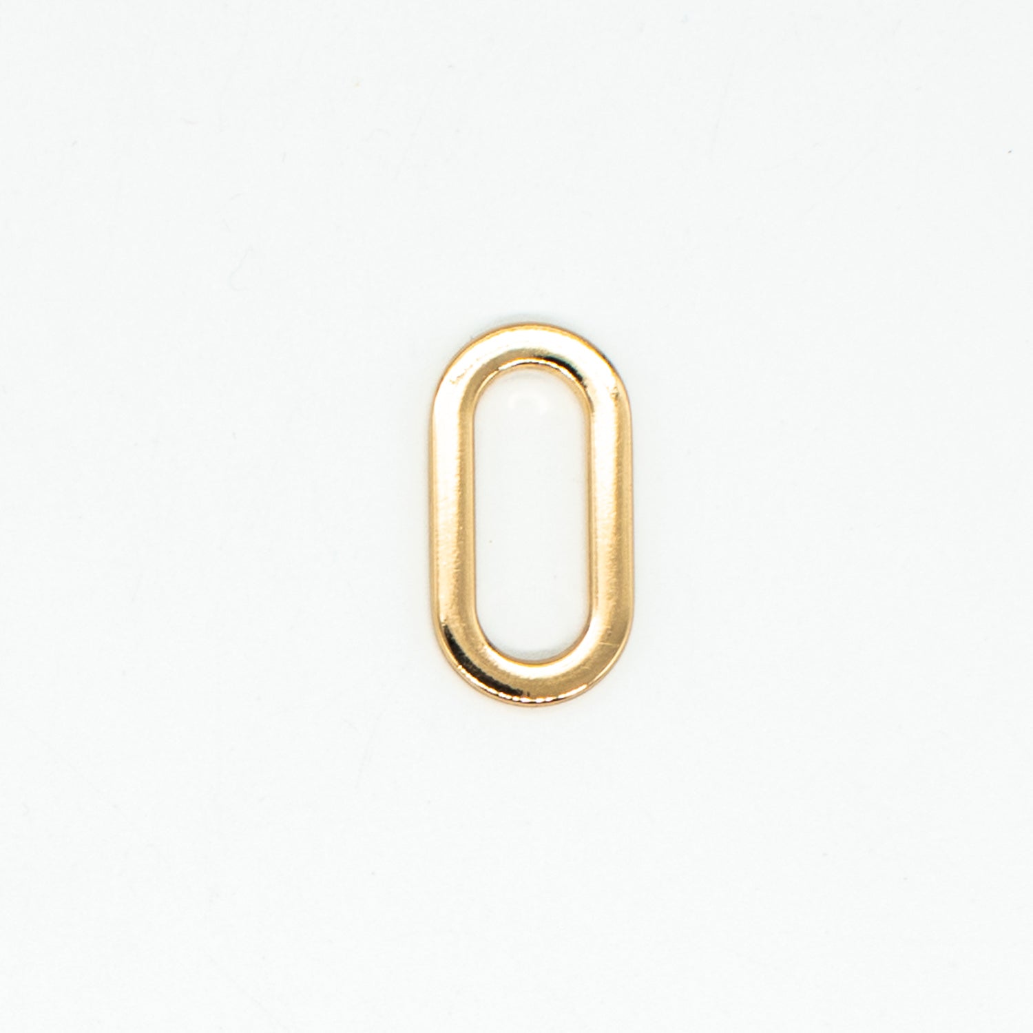 Metal Oval Ring Buckles Gold