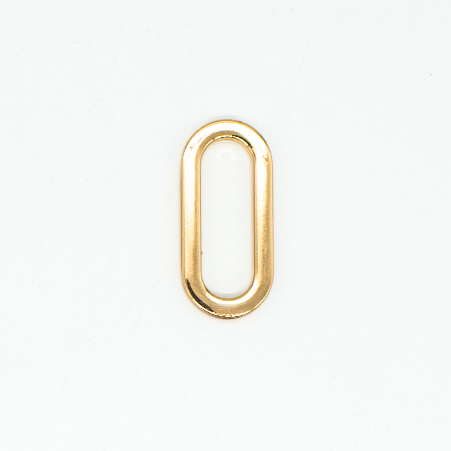 Metal Oval Ring Buckles Gold