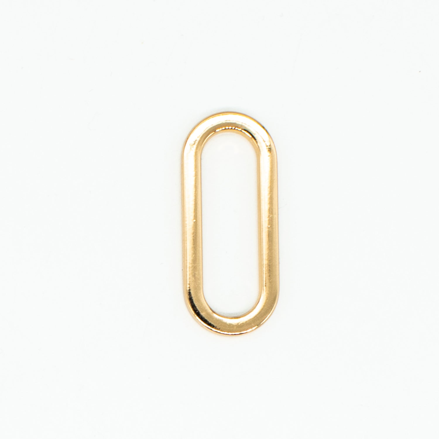 Metal Oval Ring Buckles Gold