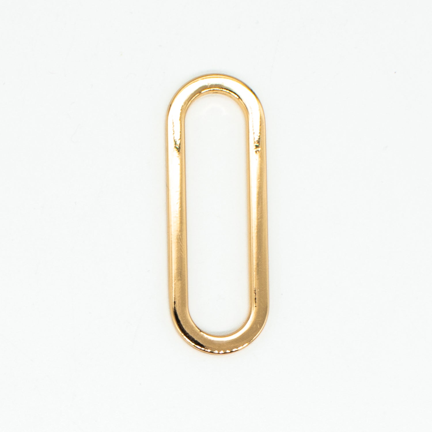 Metal Oval Ring Buckles Gold