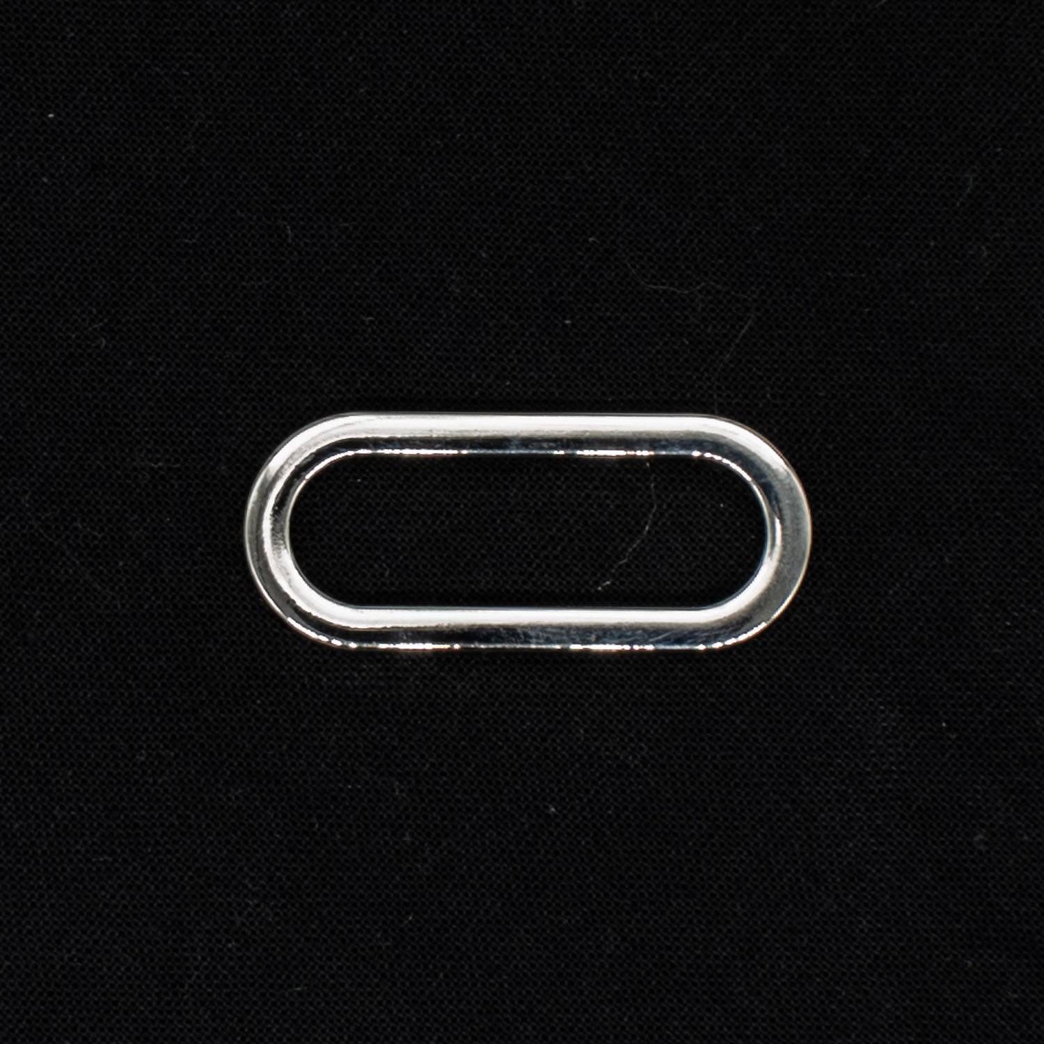 Metal Oval Ring Buckles Silver