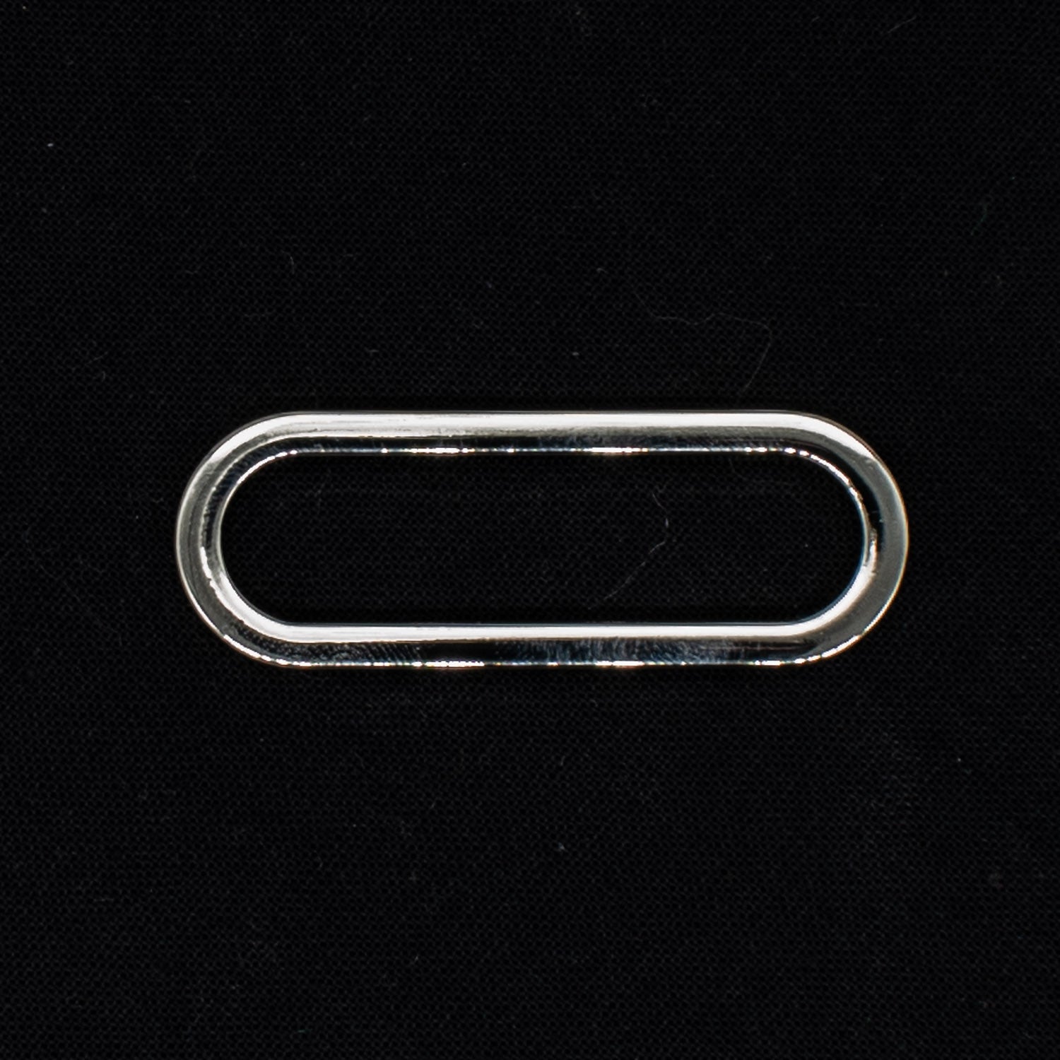 Metal Oval Ring Buckles Silver