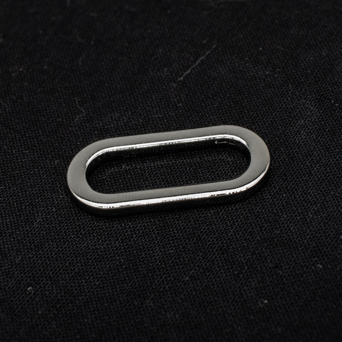 Metal Oval Ring Buckles Silver