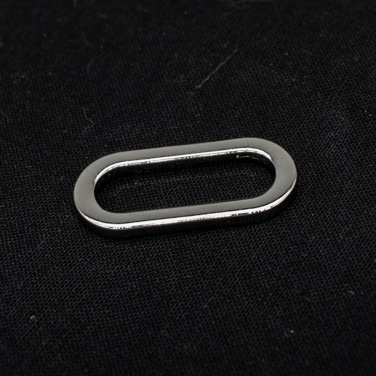 Metal Oval Ring Buckles Silver