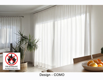 Como/Suva Plain Sheer/Voile Curtaining