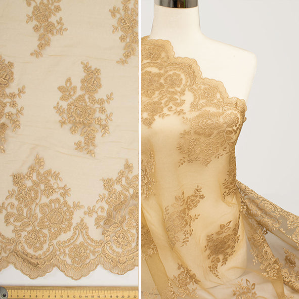 Gold On Gold Chantilly Lace Natasha