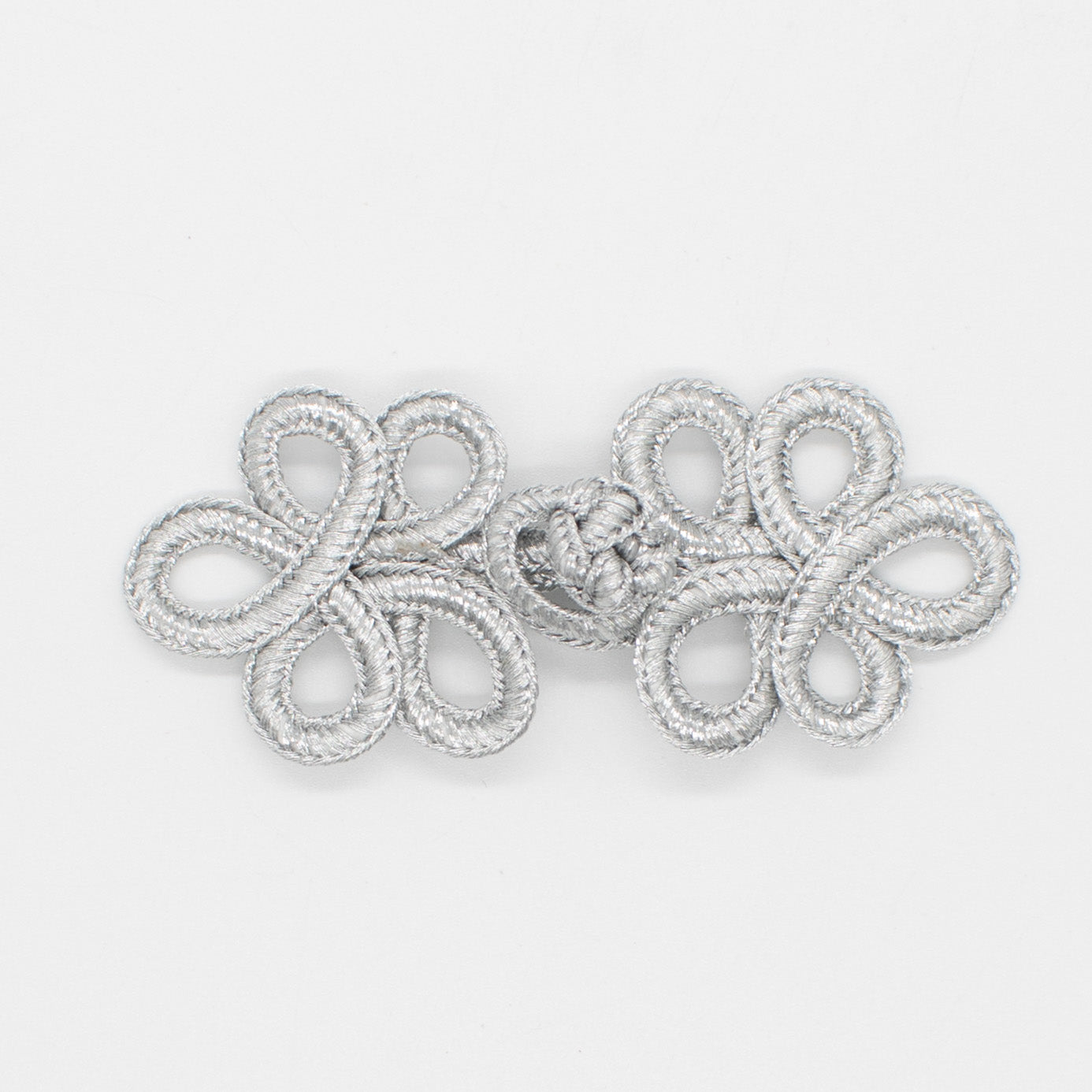 Chinese Button Silver & Gold