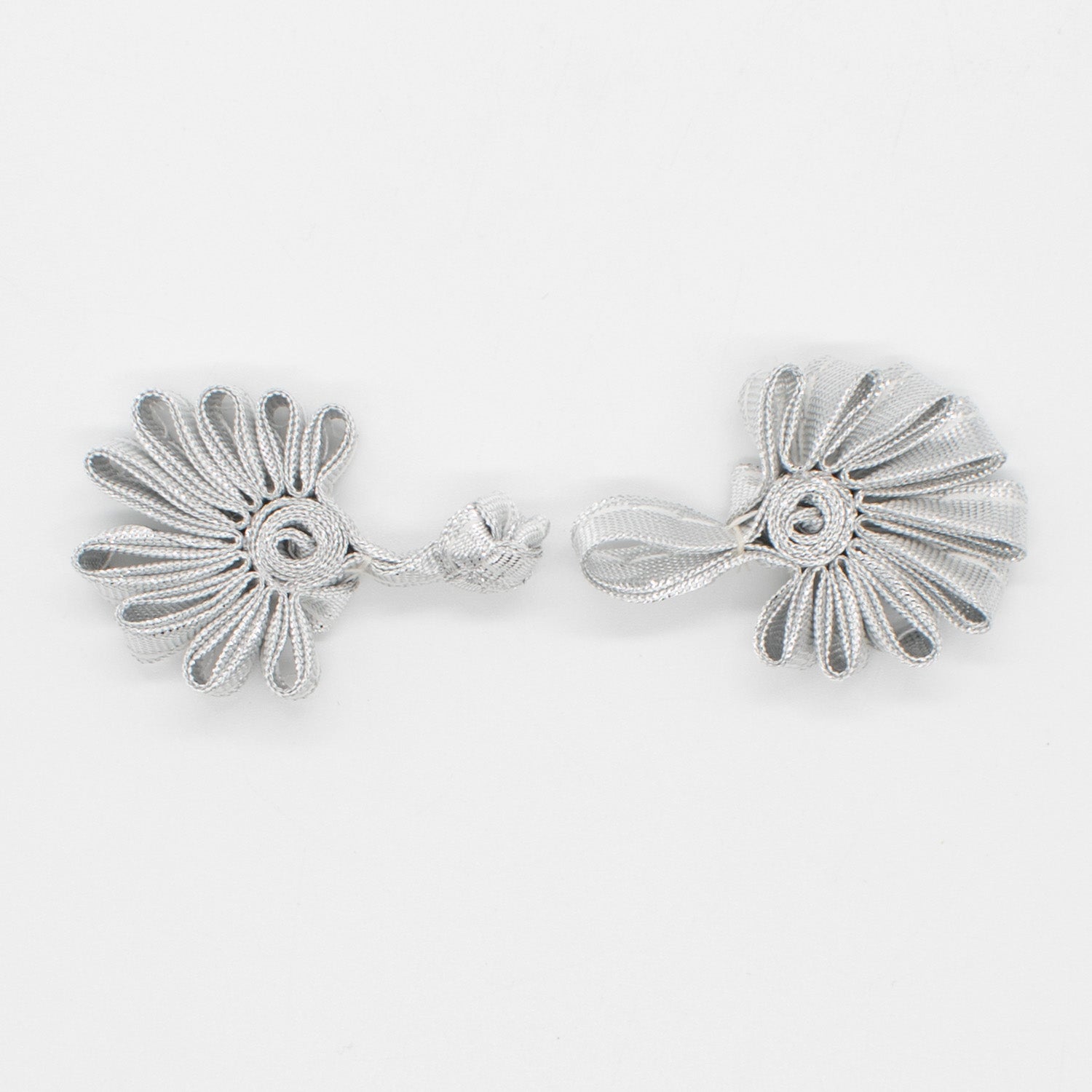 Chinese Button Silver & Gold