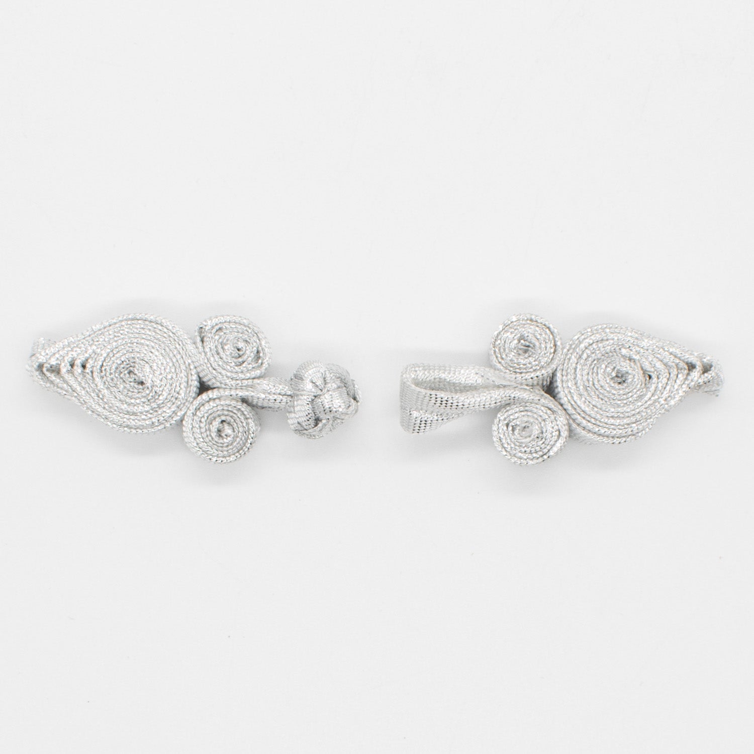 Chinese Button Silver & Gold