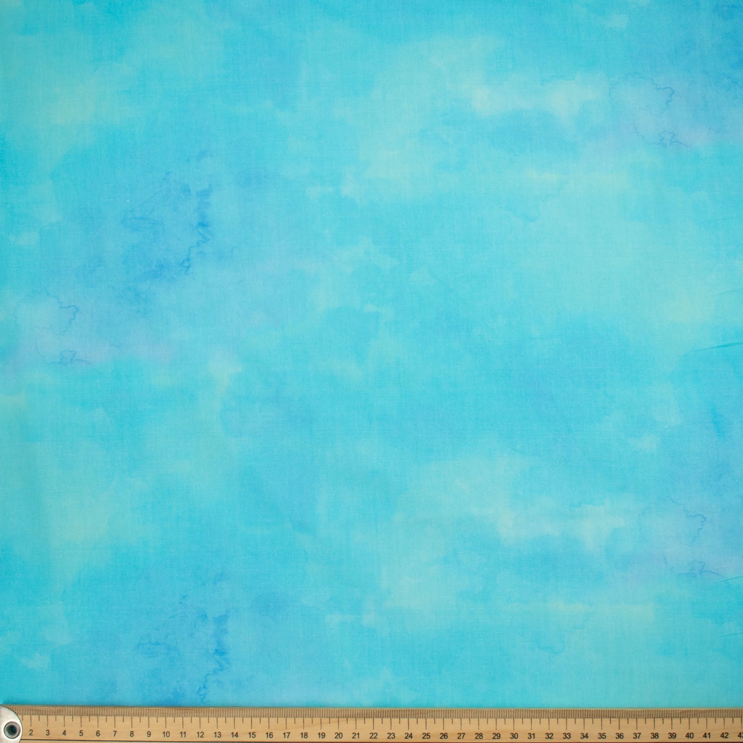 Cloudy Marble Collection #01 Light Blue Watercolour Shading Cotton Prints