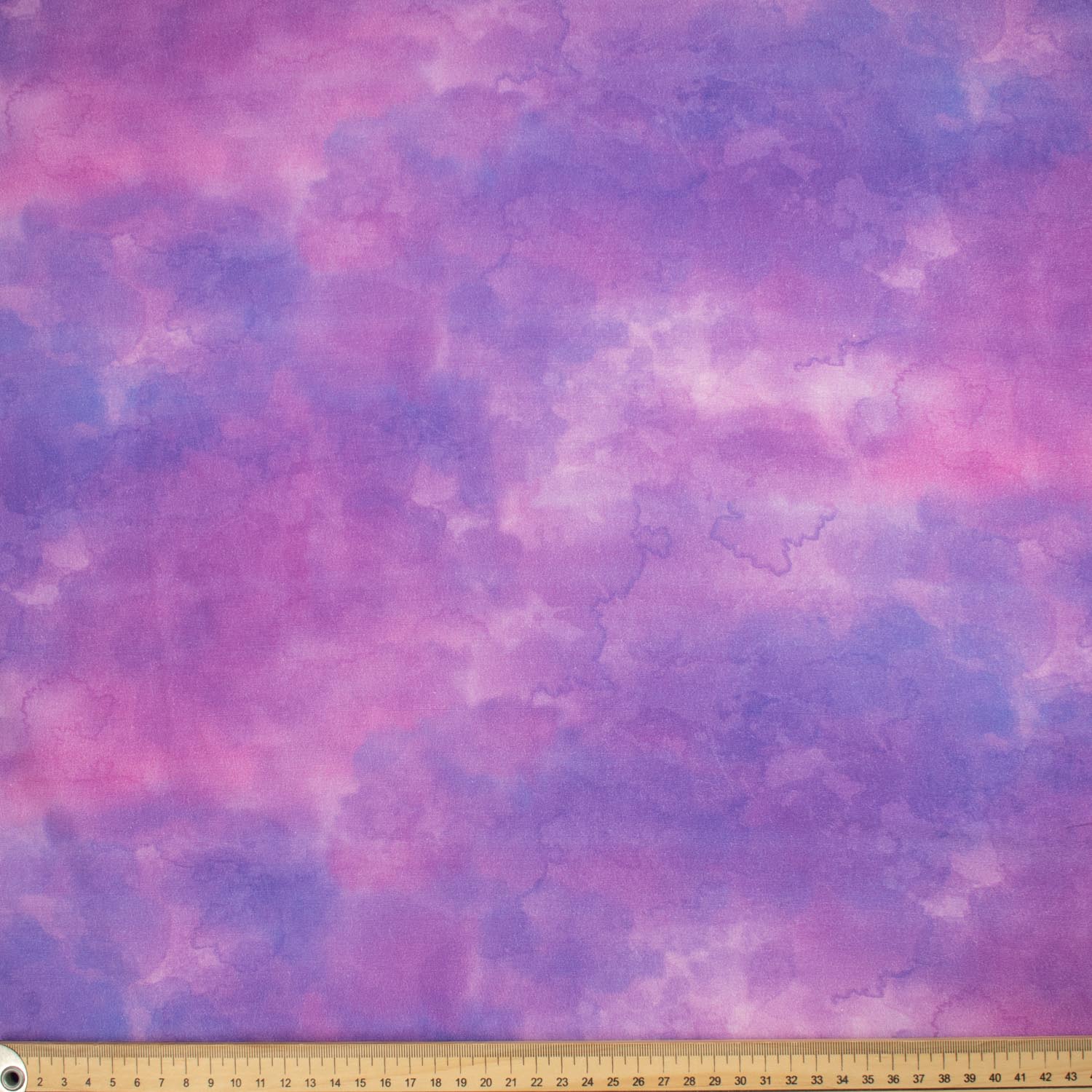 Cloudy Marble Collection #02 Purple & Pink Watercolour Shading Cotton Prints