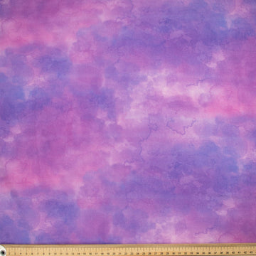 Cloudy Marble Collection #02 Purple & Pink Watercolour Shading Cotton Prints