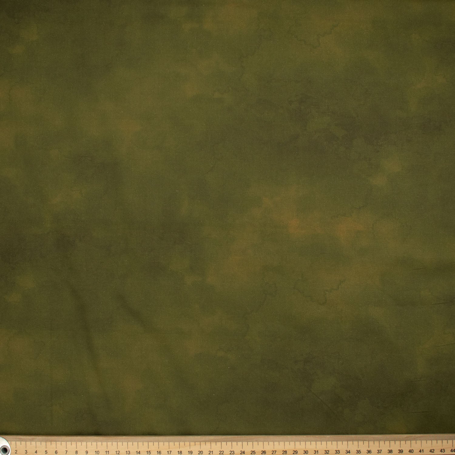 Cloudy Marble Collection #09 Olive Green Watercolour Shading Cotton Prints