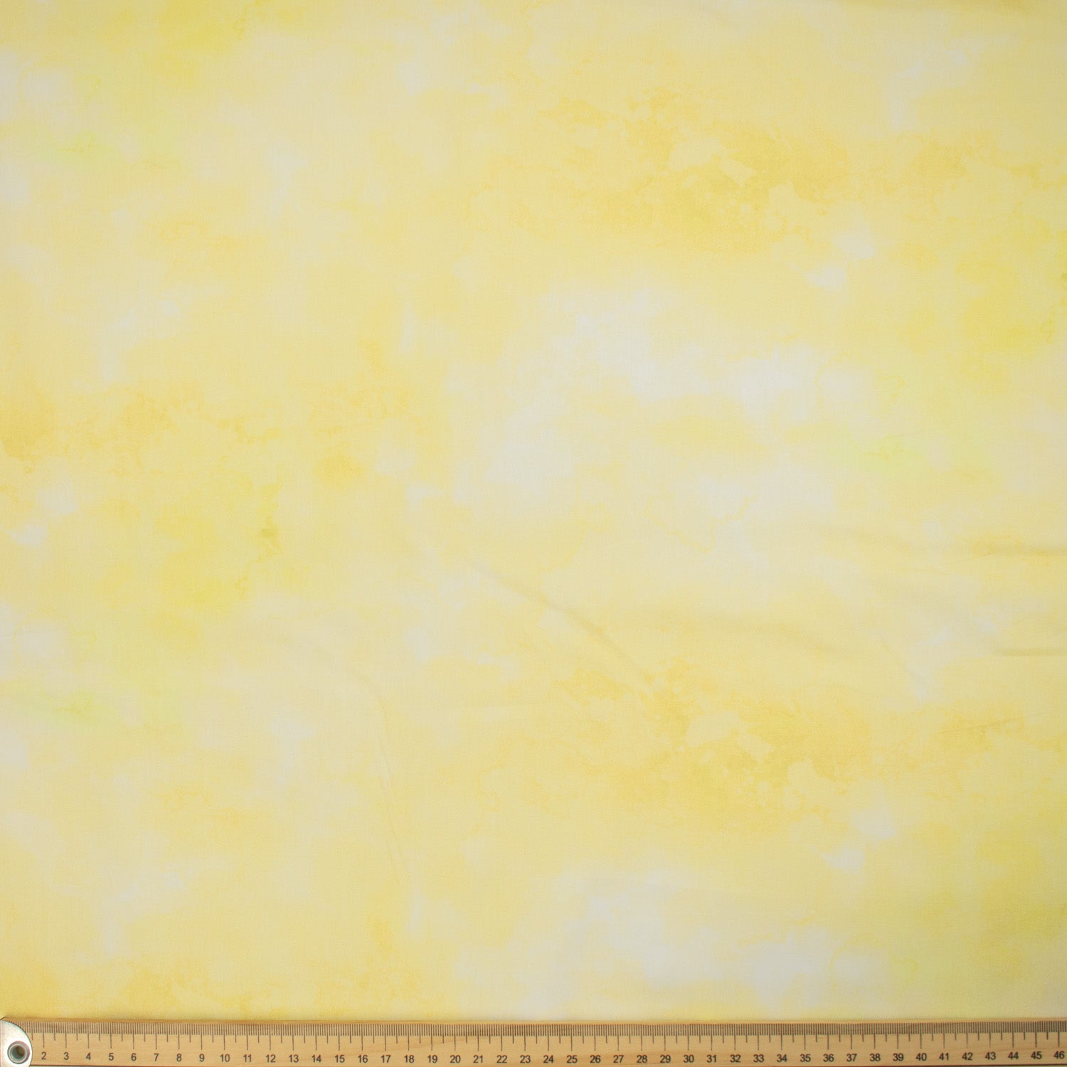 Cloudy Marble Collection #17 Pale Yellow Watercolour Shading Cotton Prints