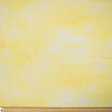 Cloudy Marble Collection #17 Pale Yellow Watercolour Shading Cotton Prints