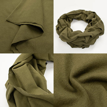 Combed Cotton Elasteen Tubular Rib Knit Ribbing