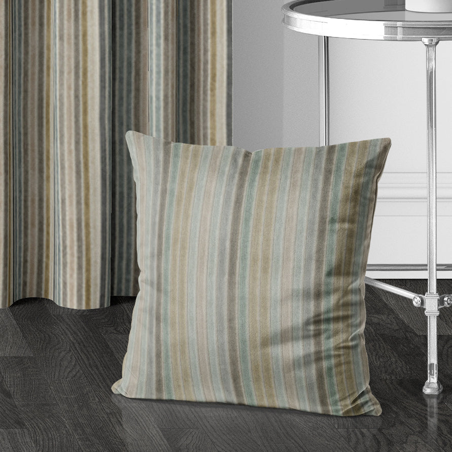 Coquet by Zepel Curtaining/Upholstery Stripes Chenille