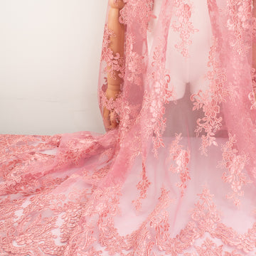 Corded Lace Dusty Pink