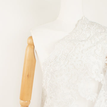 Corded Lace White