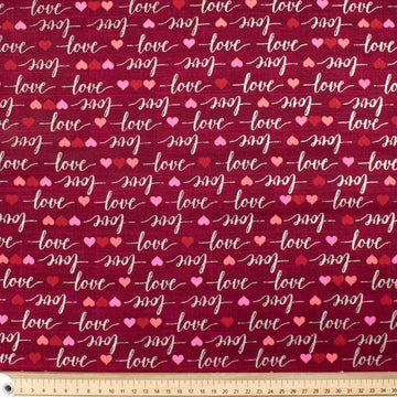 Cotton Craft Prints Design-104 I love you