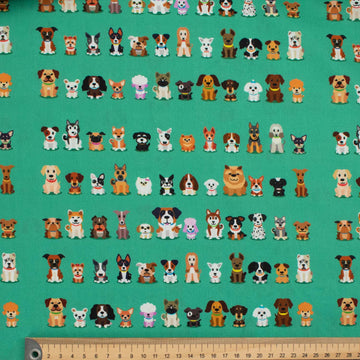 Dog Story Collection Miniature Dogs Cotton Prints