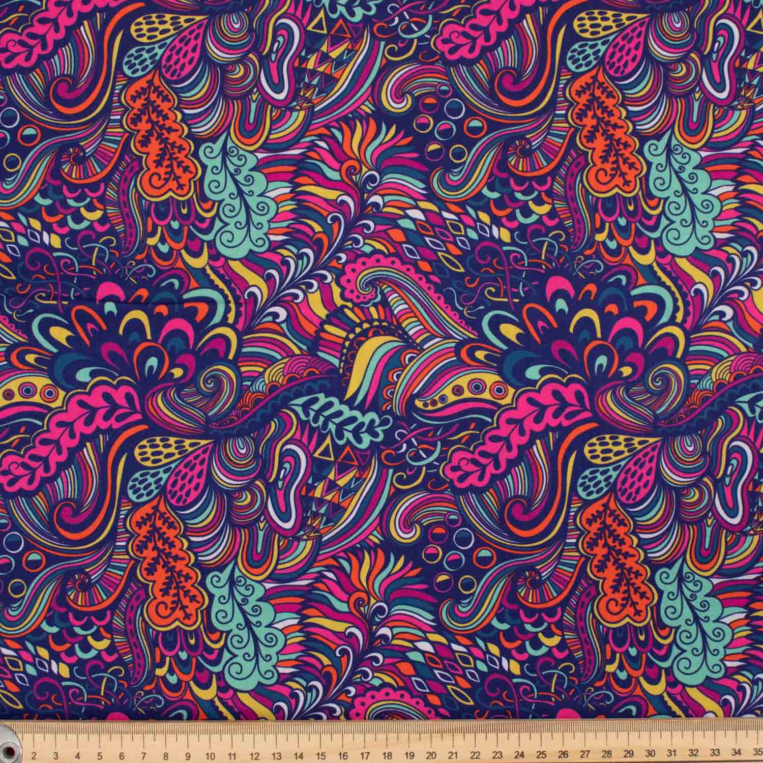 Gothic Characteristic Tone Series Colorful Smoke Plume Cotton Prints