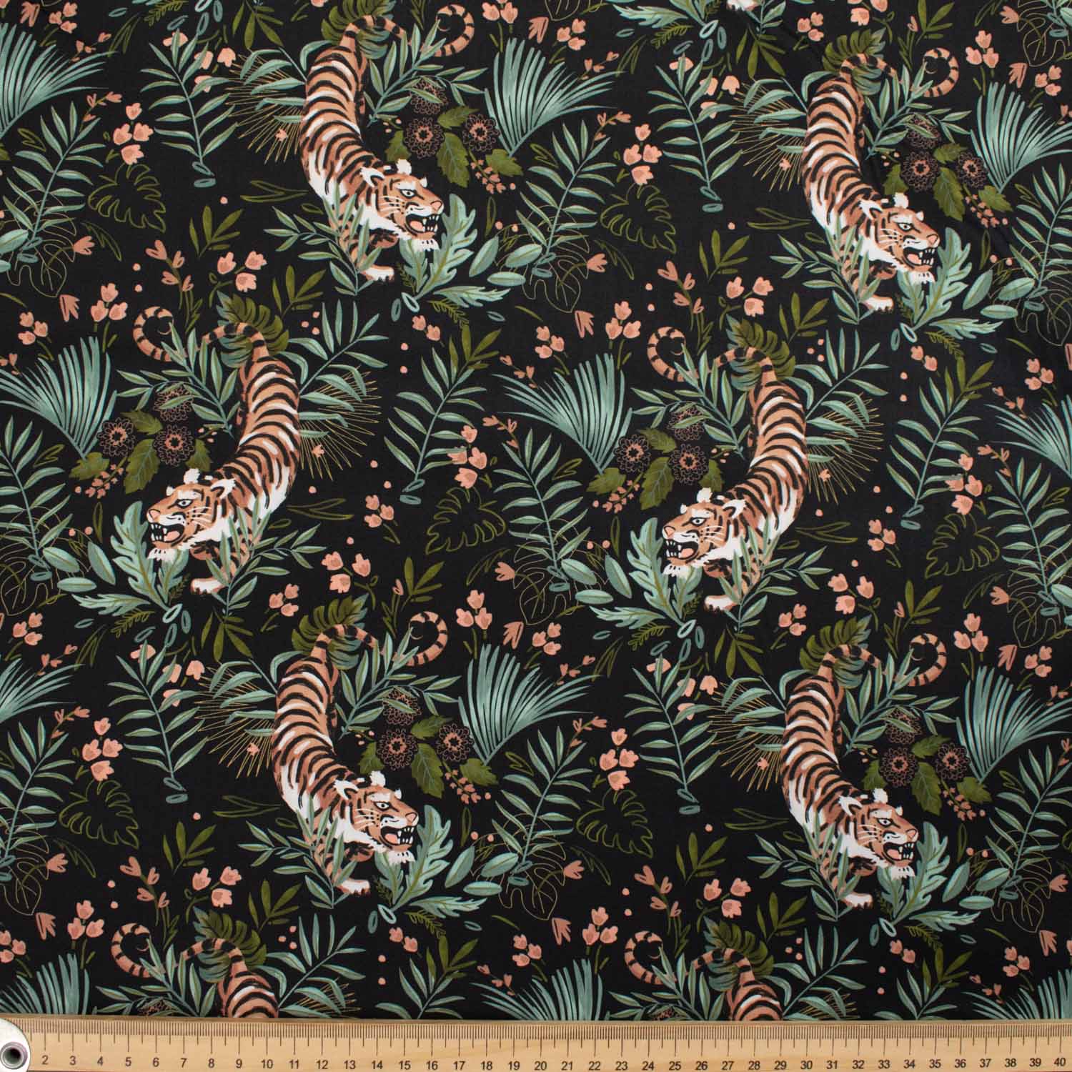 Jungle Prints Collection Tiger Ambush Cotton Prints