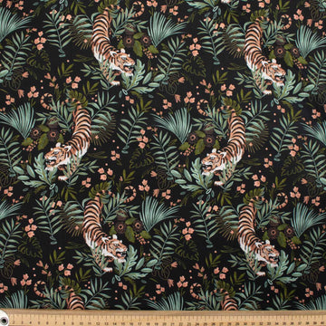 Jungle Prints Collection Tiger Ambush Cotton Prints
