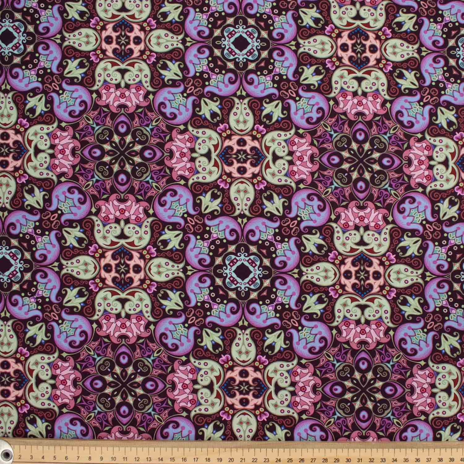 Retro Series Vintage Floral Blue Cotton Prints