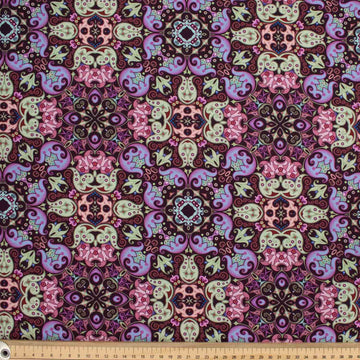 Retro Series Vintage Floral Blue Cotton Prints