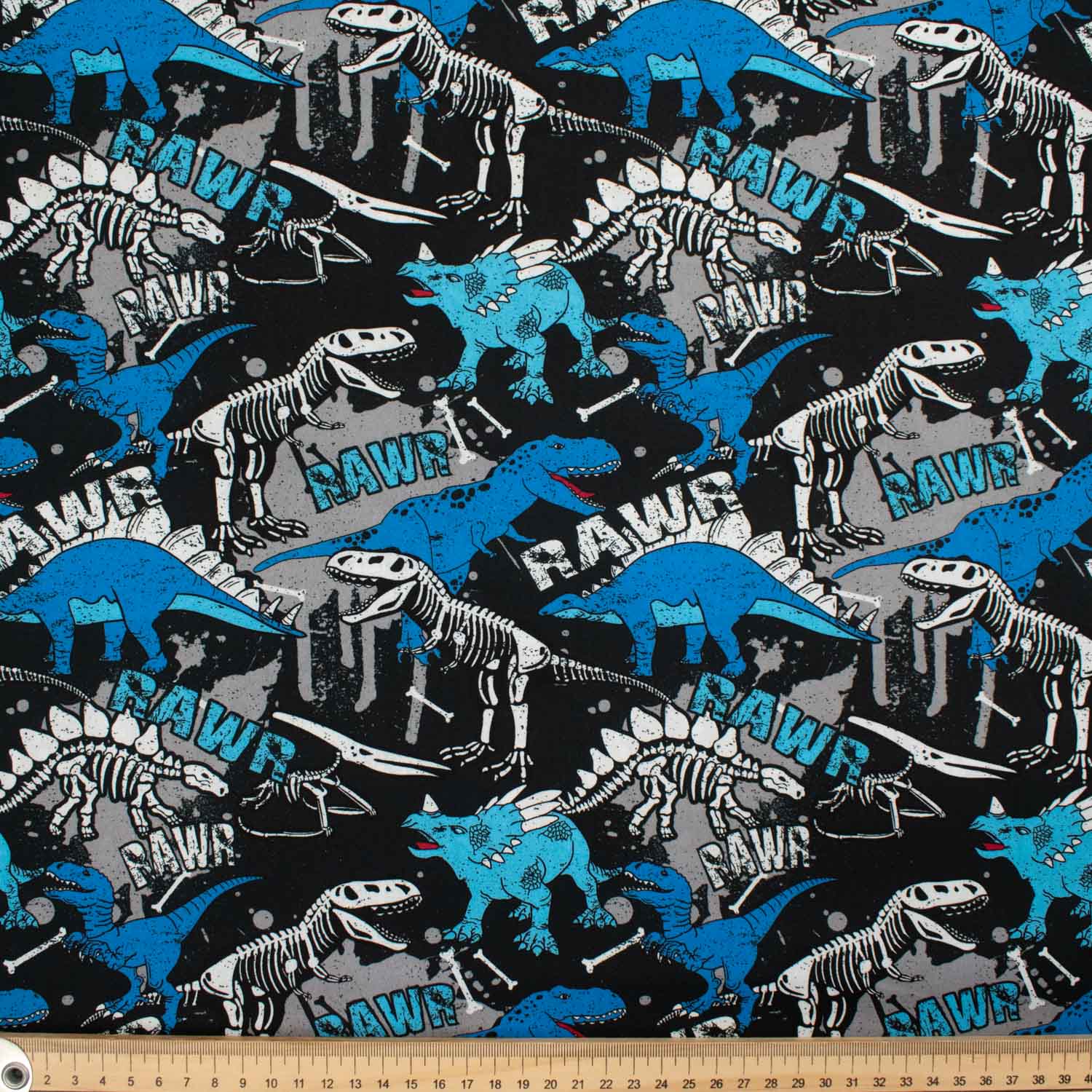 Cartoon Mix Series The World of Dinosaurs Cotton Prints