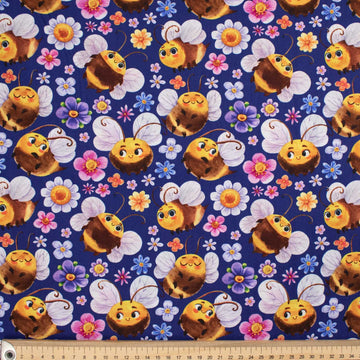 Fantasy Childhood Series Fat Little Bee Cotton Prints