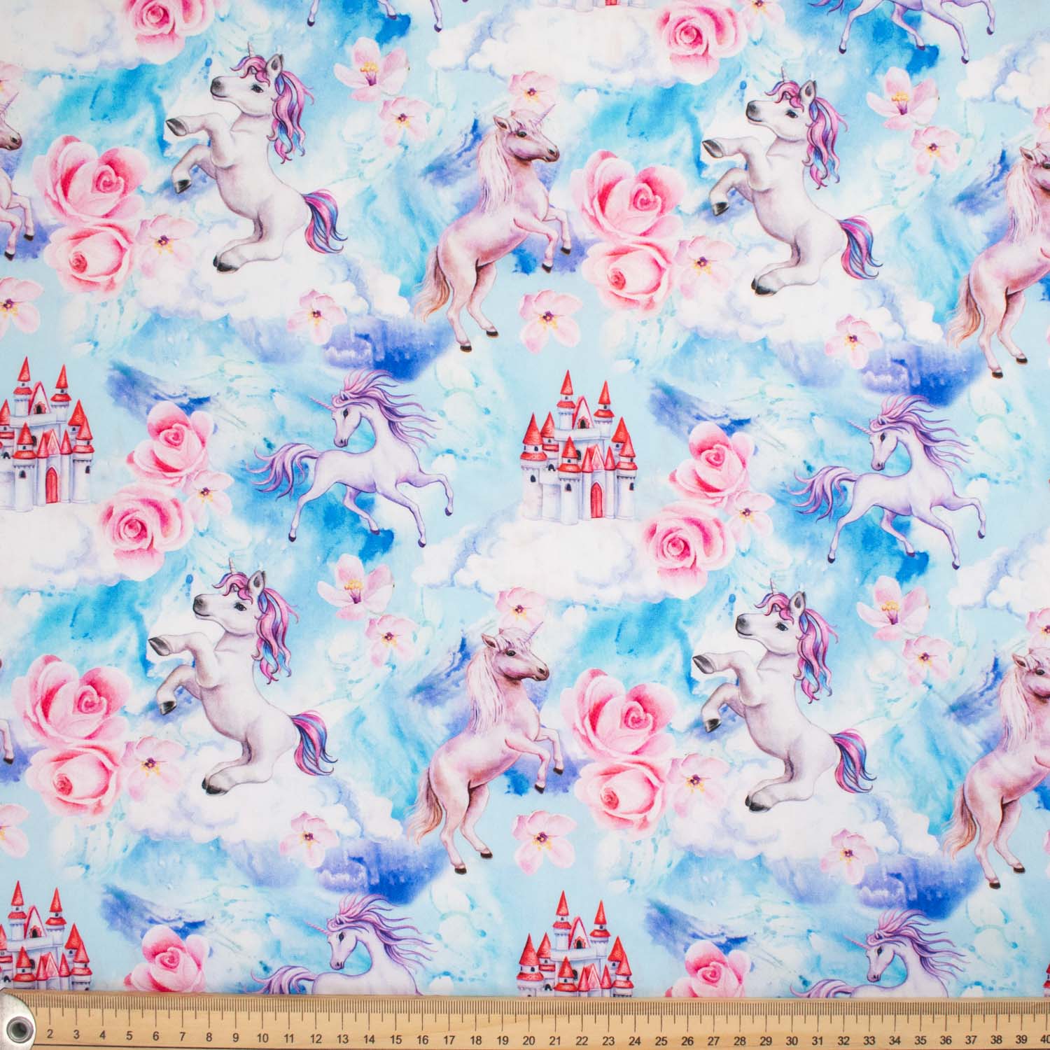Fantasy Childhood Series Unicorn in Paradise Cotton Prints