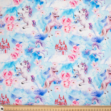 Fantasy Childhood Series Unicorn in Paradise Cotton Prints