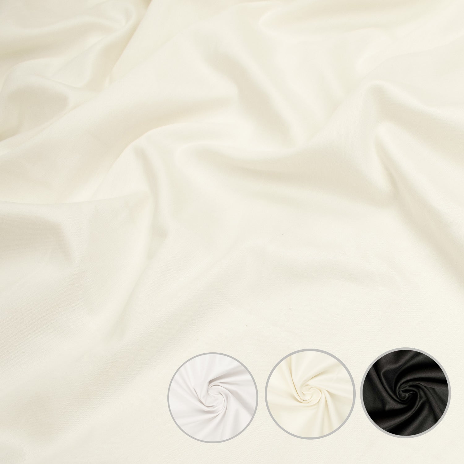 Sateen 100% Pure Cotton Sheeting 280CM – Homecraft Textiles