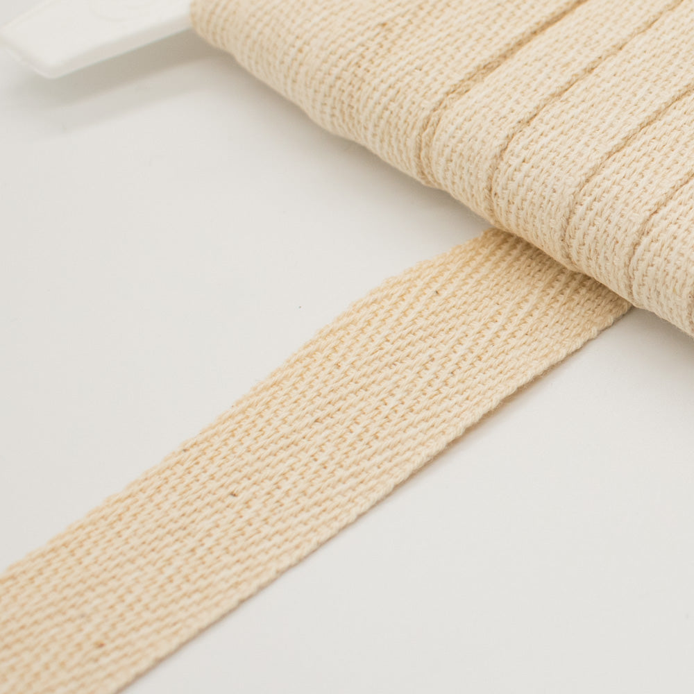 100% Cotton Natural Webbing Tapes 25MM