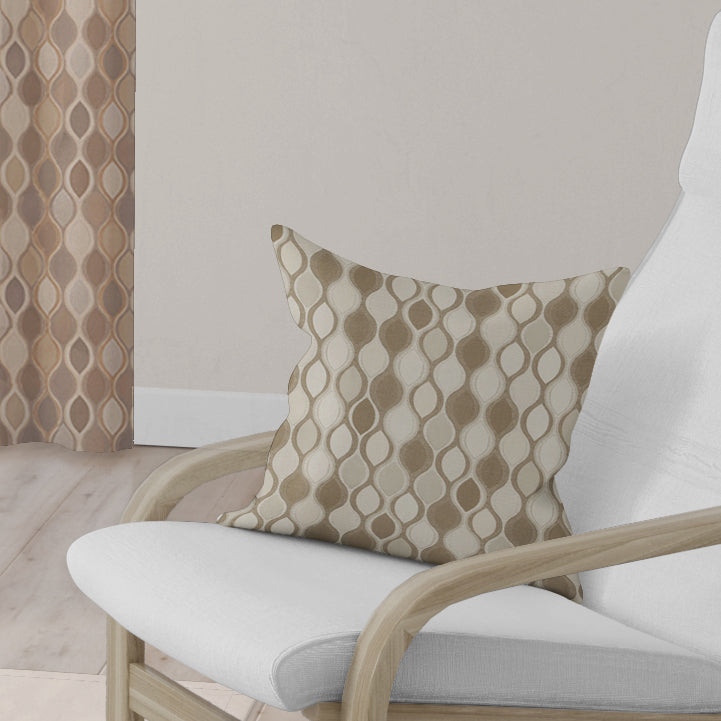 Aubade by Zepel Curtaining/Upholstery Circles Jacquards